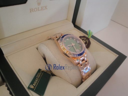 rolex replica pearlmaster oro giallo orologio imitazione - immagine 5