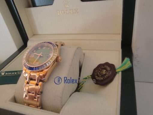 rolex replica pearlmaster oro giallo orologio imitazione - immagine 6