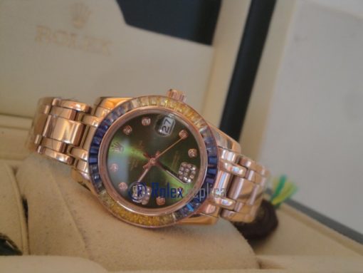 rolex replica pearlmaster oro giallo orologio imitazione - immagine 13