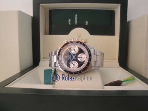 rolex replica daytona paulnewman 6245 black dial vintage orologio replica copia