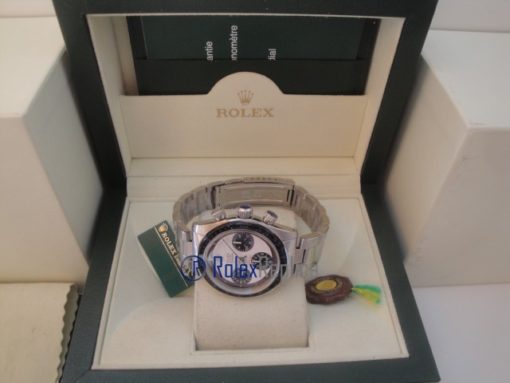 rolex replica daytona paulnewman 6245 white dial vintage orologio replica copia - immagine 7