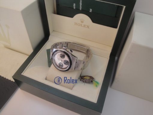 rolex replica daytona paulnewman 6245 white dial vintage orologio replica copia - immagine 8