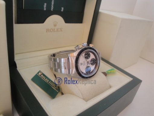rolex replica daytona paulnewman 6245 white dial vintage orologio replica copia - immagine 9