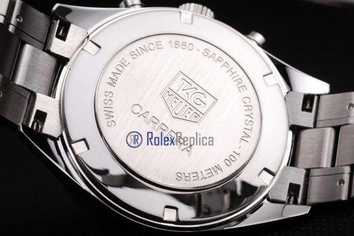Tag-heuer replica carrera calibre 1887 chrono acciaio imitazione copia - immagine 8