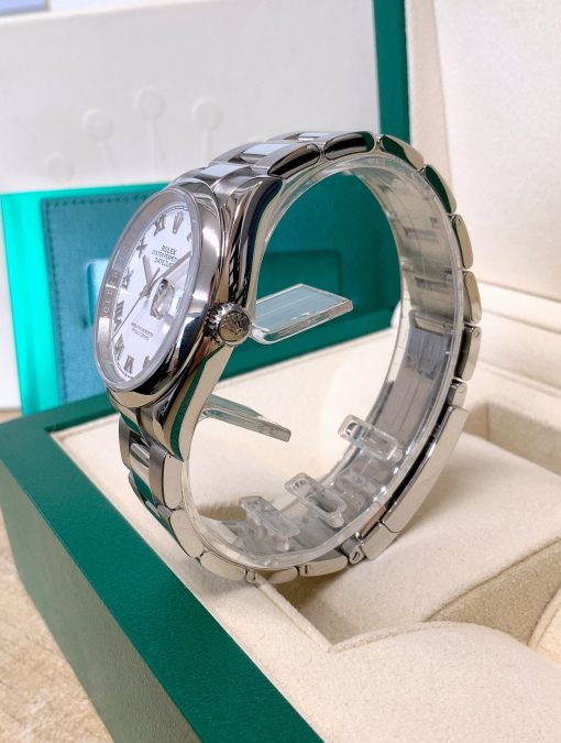 Rolex replica datejust 126200 white oyster roman - immagine 4