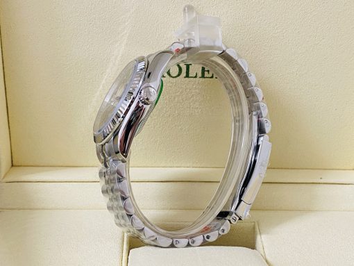 rolex replica datejust black roman orologio imitazione - immagine 4