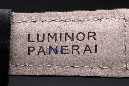 Panerai replica luminor marina pro-hunter pvd strip leather imitazione copia - immagine 9