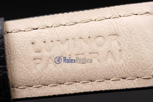Panerai replica luminor marina equation pro-hunter pvd strip leather imitazione copia - immagine 8