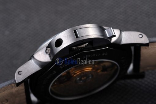 Panerai replica luminor marina equation pro-hunter pvd strip leather imitazione copia - immagine 10