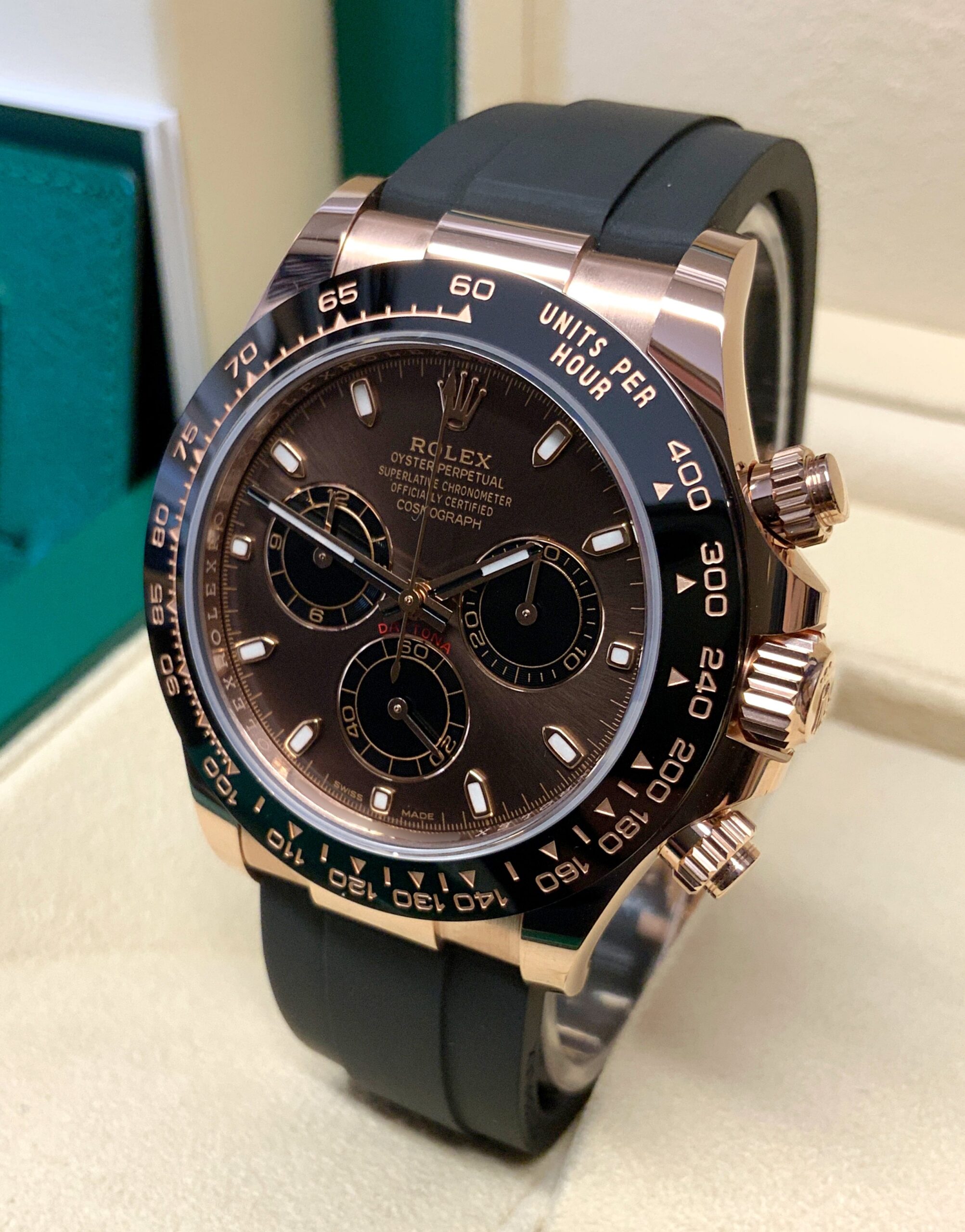 Rolex replica daytona 116515LN choco oysterflex - immagine 7