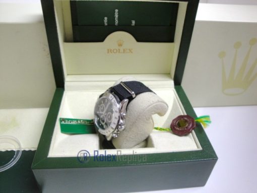 rolex replica daytona crono classic cordura black dial orologio replica copia imitazione - immagine 11