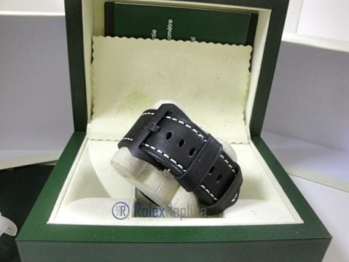 Panerai replica luminor marina submersible ceramica pro-hunter pvd strip leather imitazione copia - immagine 11