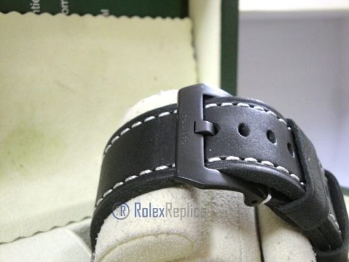 Panerai replica luminor marina submersible ceramica pro-hunter pvd strip leather imitazione copia - immagine 12