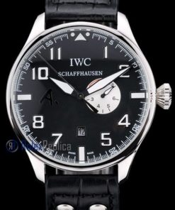 iwc replica 8 days power reserve strip leather orologio imitazione