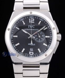 iwc replica acciaio ingenieur black orologio imitazione