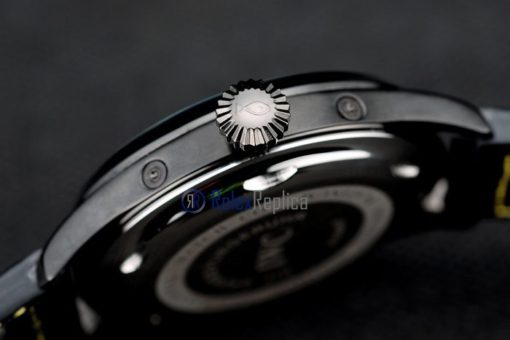 iwc replica 8 days power reserve yellow ll pro-hunter strip leather orologio imitazione - immagine 10