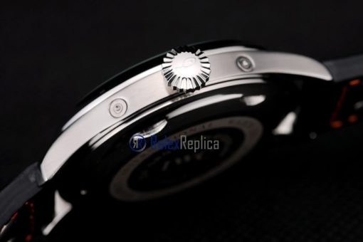 iwc replica 8 days power reserve orange ll strip leather orologio imitazione - immagine 10