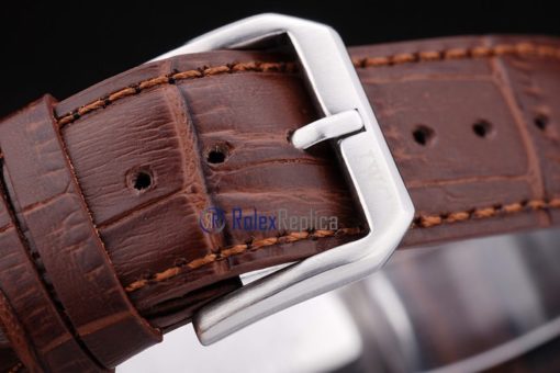 iwc replica grande complication acciaio white dial strip leather orologio imitazione - immagine 10