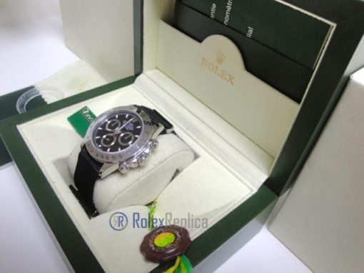 rolex replica daytona crono classic cordura black dial orologio replica copia imitazione - immagine 5