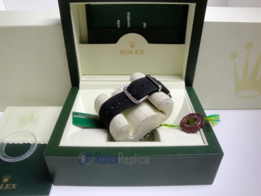 rolex replica daytona crono classic cordura black dial orologio replica copia imitazione - immagine 7