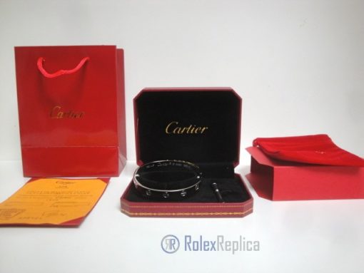 Cartier replica gioiello bracciale love oro bianco - immagine 13