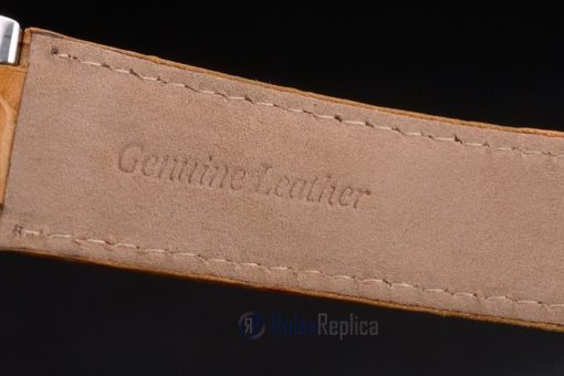 Cartier replica ballon bleu acciaio brillantini strip leather orologio imitazione perfetta - immagine 10