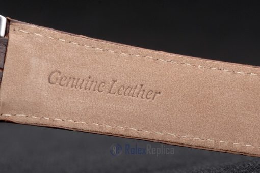 Cartier replica ballon bleu acciaio madreperla strip leather orologio imitazione perfetta - immagine 10