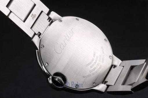Cartier replica ballon bleu acciaio lady argentèè orologio imitazione perfetta - immagine 9
