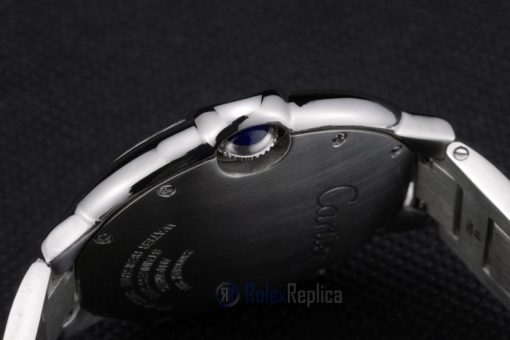 Cartier replica ballon bleu acciaio lady argentèè orologio imitazione perfetta - immagine 10