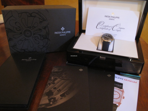 patek philippe replica scatola box cofanetto portaorologi completo booklet service - immagine 2