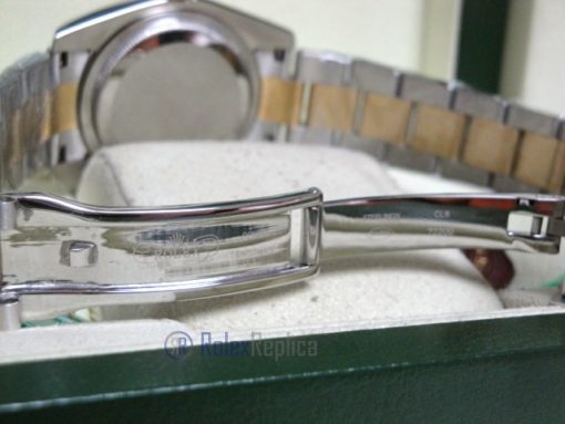 rolex replica datejust acciaio oro oyster black dial barrette orologio imitazione - immagine 12
