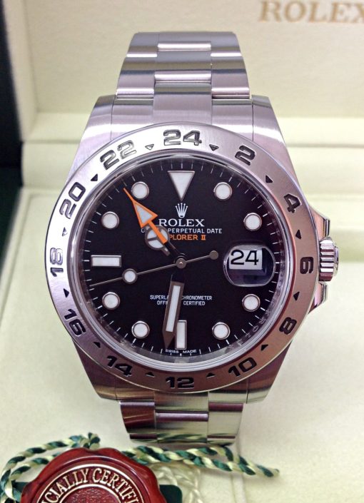 Rolex replica Explorer II 216570 42mm Black Dial clone movement - immagine 2