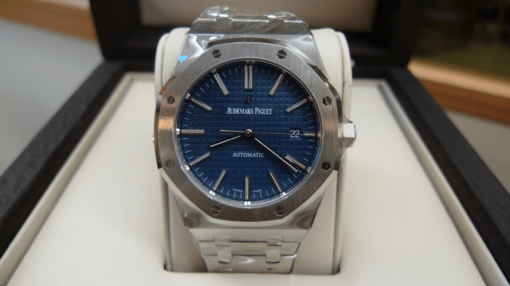 audemars piguet replica royal oak 15202ST jumbo 41mm blue dial