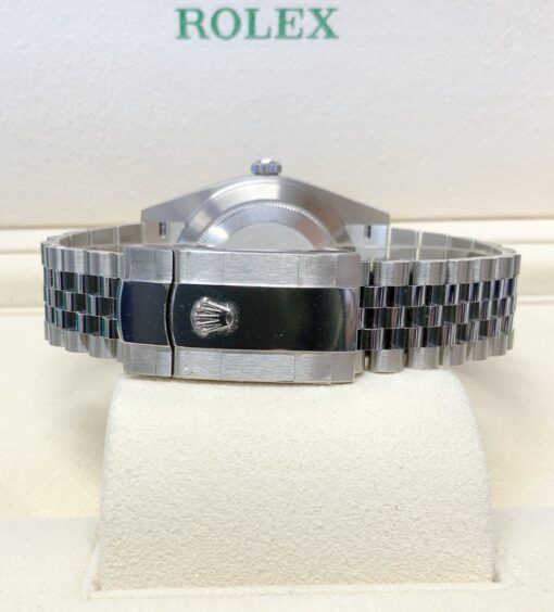 Rolex replica datejust 41 126300 blue dial orologio replica copia - immagine 3