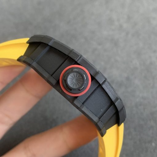 Richard Mille replica Rafa Nadal RM35-01 carbon yellow strap - immagine 7