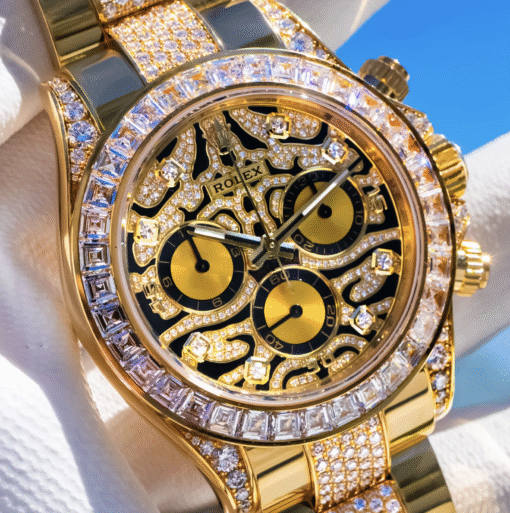 Rolex replica daytona Tiger 116598TBR yellow gold