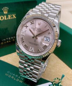 Alternative view of Rolex replica Datejust 36mm 126234 Pink Roman Diamond Dial