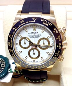 Rolex replica daytona oysterflex 116518LN white dial