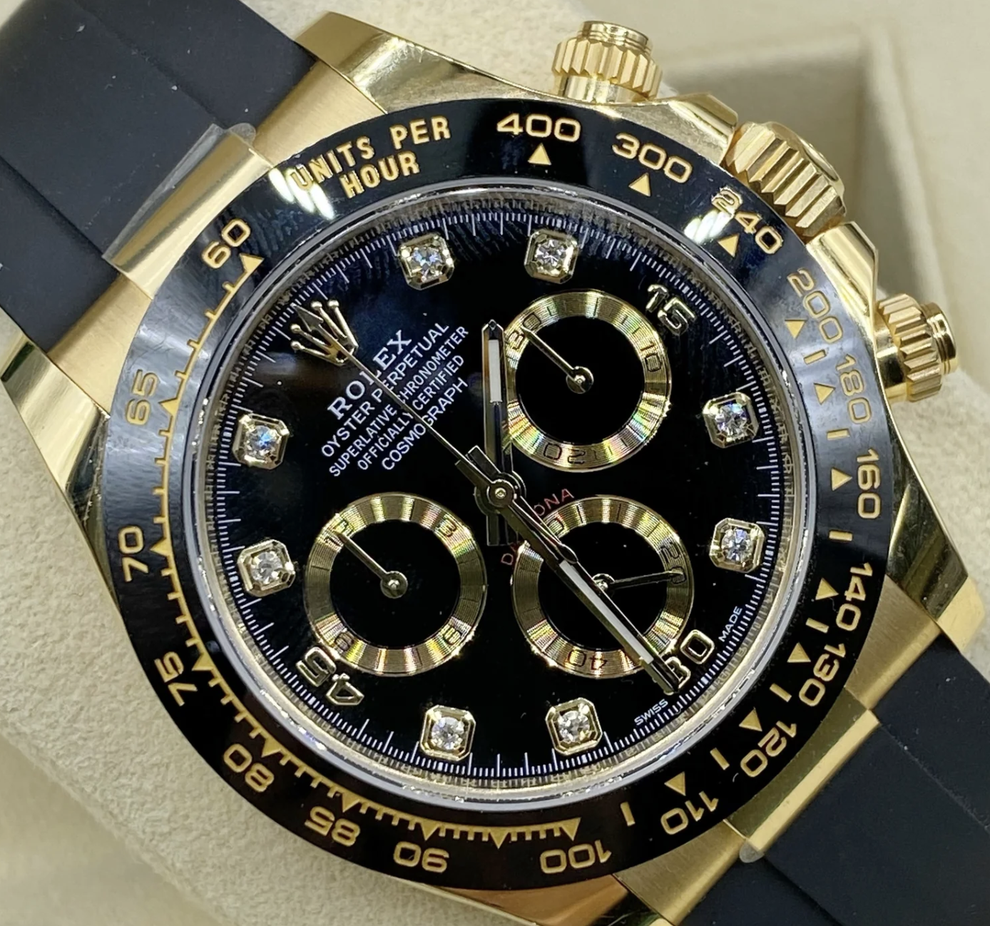 Rolex replica daytona oysterflex 116518LN diamond dial