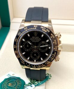 Rolex replica daytona oysterflex 116518LN black dial