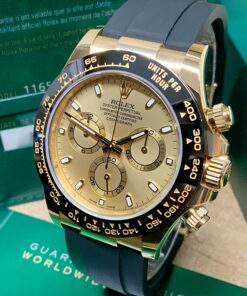 Alternative view of Rolex replica daytona oysterflex 116518LN champagne dial